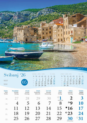 Promotivni zidni kalendar More