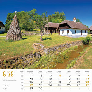 Promotivni zidni kalendar Seoska idila