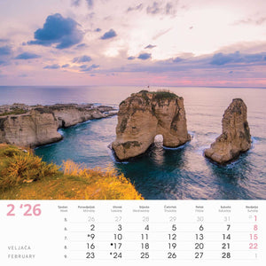 Promotivni zidni kalendar Čari prirode