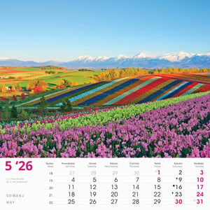Promotivni zidni kalendar Čari prirode