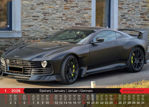 Promotivni zidni kalendar Automobili