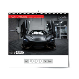 Promotivni zidni kalendar Automobili
