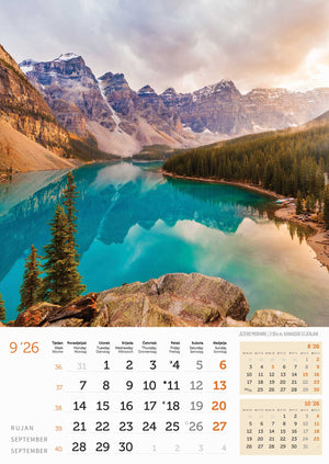 Promotivni zidni kalendar In Vrhovi svijeta
