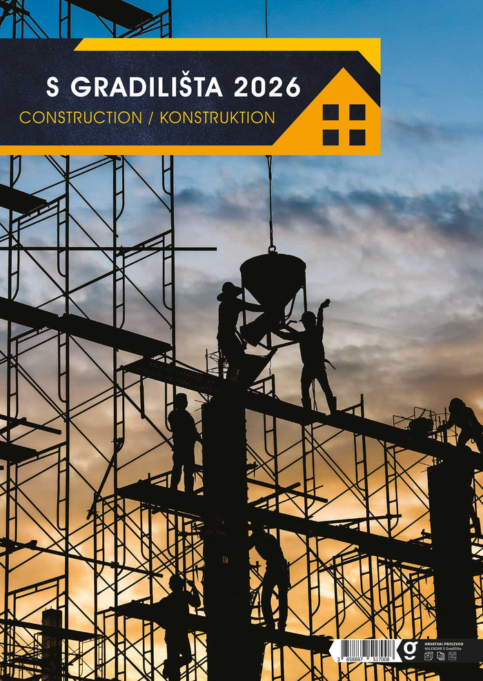 Promotivni zidni kalendar S gradilišta