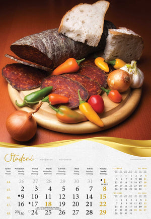 Promotivni kalendar Moja zlatna Slavonija i Baranja