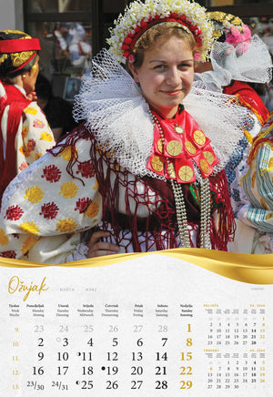 Promotivni kalendar Moja zlatna Slavonija i Baranja
