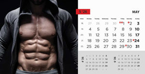 Promotivni stolni kalendar čestitka - Masculine