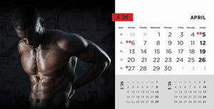 Promotivni stolni kalendar čestitka - Masculine