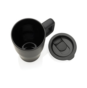Keramička šalica s poklopcem, 490 ml