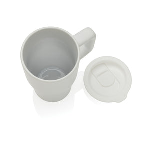 Keramička šalica s poklopcem, 490 ml