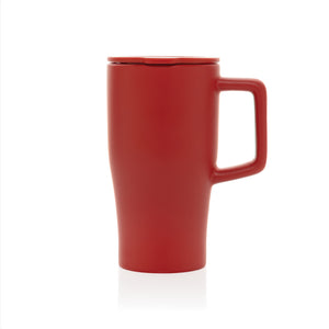 Keramička šalica s poklopcem, 490 ml