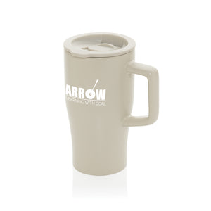Keramička šalica s poklopcem, 490 ml