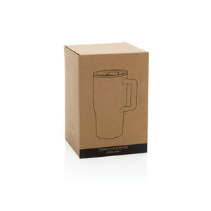 Keramička šalica s poklopcem, 490 ml