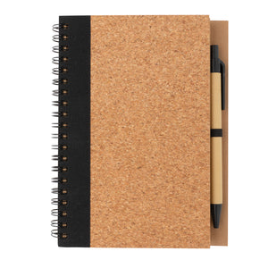 Spiralni kraft notes s olovkom