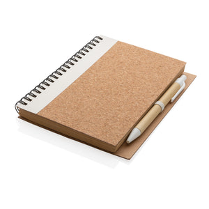 Spiralni kraft notes s olovkom