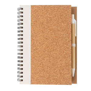 Spiralni kraft notes s olovkom