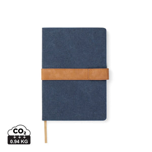 A5 notes s platnenim koricama