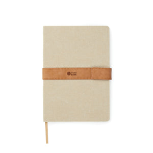 A5 notes s platnenim koricama