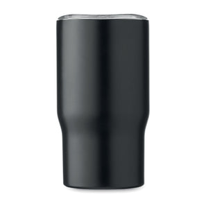 Dvoslojna putna šalica s drvenom ručkom, 350ml