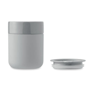 Putna keramička šalica s poklopcem od PP-a, 330 ml