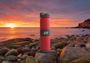 Inovativna promotivna 2-u-1 termos boca, 765mL, crvene boje | Poslovni pokloni