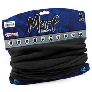 Promo multifunkcionalni šal buff Morf™ Suprafleece™, crne boje | Poslovni pokloni