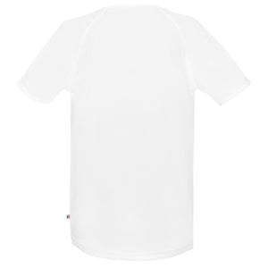 Poslovni pokloni | Promo pokloni | Reklamna dječja sportska t-shirt majica Chill, za tisak logotipa, bijele boje