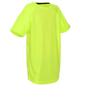 Poslovni pokloni | Promo pokloni | Promidžbena dječja sportska t-shirt majica Chill, za tisak logotipa, boje zelene limete