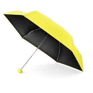 Reklamni kišobran s površinskom UV zaštitom, žute boje | Poslovni pokloni