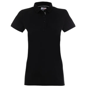 Reklamna ženska polo majica Ladies' Venus, 190 g/m2, crne boje | Poslovni pokloni