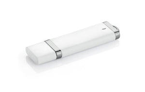 Poslovni pokloni | Promo pokloni | Promotivni USB stick u plastičnom kućištu za tisak logotipa, bijele boje