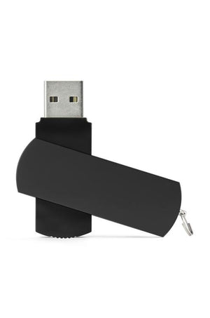 Poslovni pokloni | Promo pokloni | Promotivni USB stick Allu 8GB za tisak logotipa, crne boje