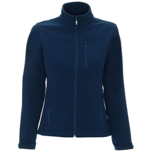 Poslovni pokloni | Promo pokloni | Promotivna ženska softshell jakna Breeze, za tisak logotipa, tamno plave boje