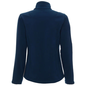 Poslovni pokloni | Promo pokloni | Reklamna ženska softshell jakna Breeze, za tisak logotipa, tamno plave boje