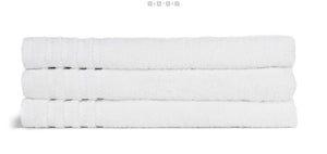 Promotivni luksuzni ručnik Bamboo 530 g/m2, bijele boje | Poslovni pokloni