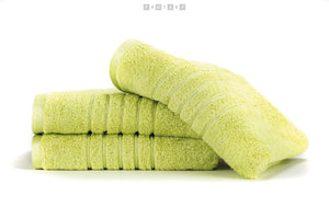 Promotivni luksuzni ručnik Brilliant 600g/m2, boje zelene limete