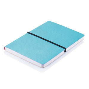 Reklamni notes / bilježnica A5 svijetlo plave boje Deluxe | Poslovni pokloni