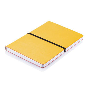 Reklamni notes / bilježnica A5 žute boje Deluxe | Poslovni pokloni