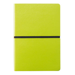 Reklamni notes / bilježnica A5 boje zelene limete Deluxe | Poslovni pokloni