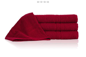Promotivni ručnik Quality 400g/m2, 50x100 cm, boje burgundca | Poslovni pokloni