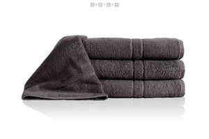 Promotivni ručnik Quality 400g/m2, 50x100 cm, grafitne boje | Poslovni pokloni