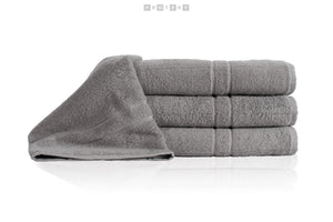 Promotivni ručnik Quality 400g/m2, 50x100 cm, sive boje | Poslovni pokloni