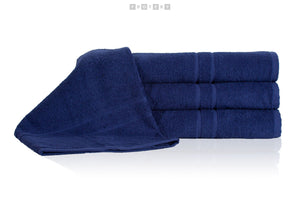 Promotivni ručnik Quality 400g/m2, 50x100 cm, tamno plave boje | Poslovni pokloni