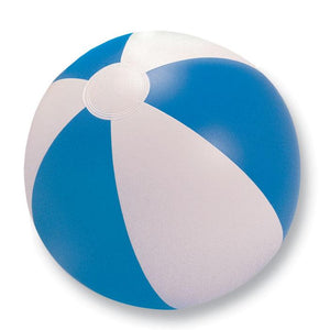 Promotivna dvobojna lopta za plažu, plave boje | Poslovni pokloni