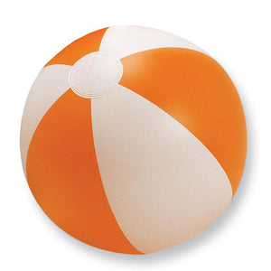Promotivna dvobojna lopta za plažu, narančaste boje | Poslovni pokloni