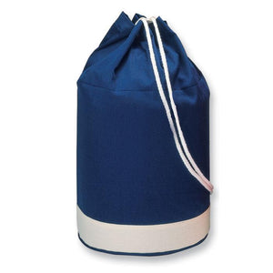 Pamučna dvobojna promotivna mornarska torba, plave boje | Poslovni pokloni