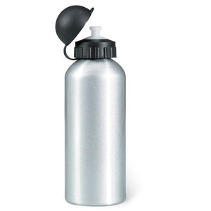 Metalna promotivna jednoslojna boca za piće, 600ml, srebrne boje | Poslovni pokloni