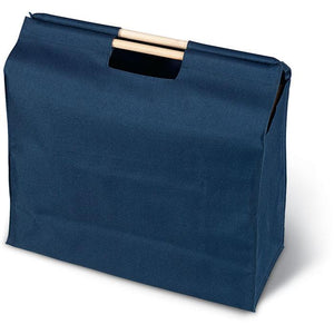 Promotivna kupovna vrećica sa drvenim ručkama plava | Promo pokloni