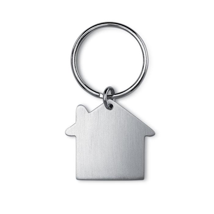 Metalni privjesak za ključeve u obliku kuće