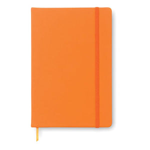 Promotivni A5 notes s mekanim PU koricama, narančaste boje | Poslovni pokloni